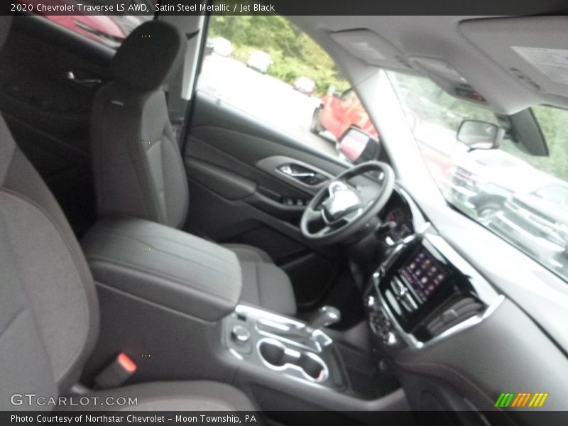 Satin Steel Metallic / Jet Black 2020 Chevrolet Traverse LS AWD