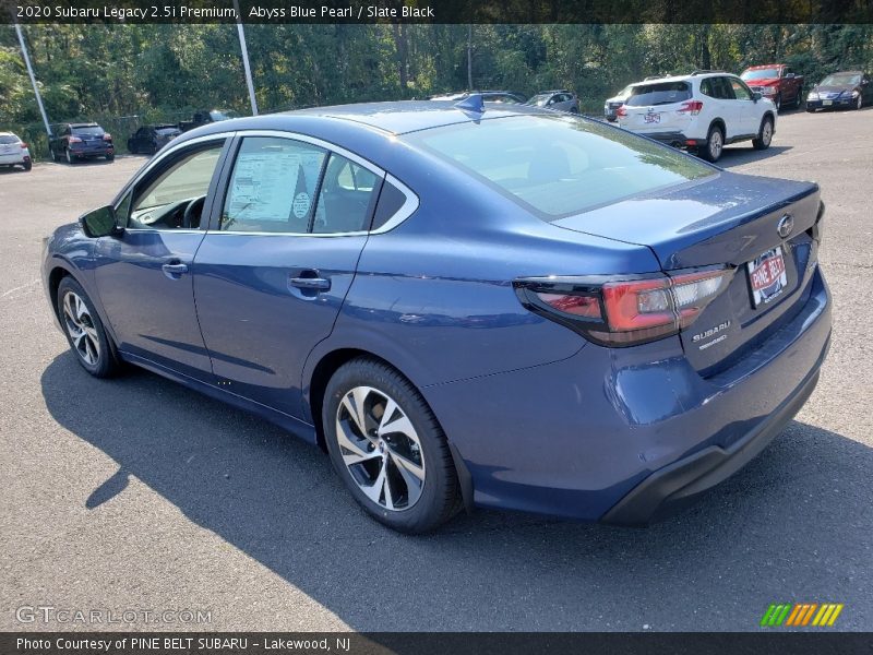 Abyss Blue Pearl / Slate Black 2020 Subaru Legacy 2.5i Premium