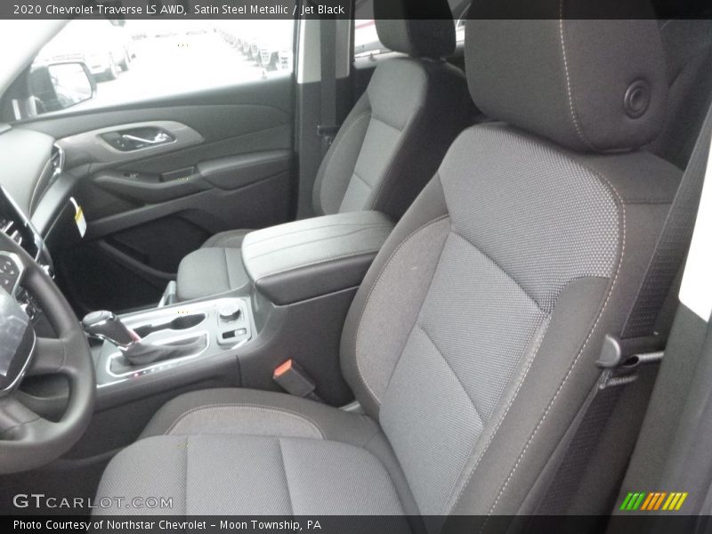 Satin Steel Metallic / Jet Black 2020 Chevrolet Traverse LS AWD
