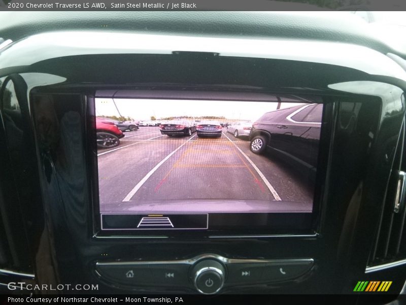 Satin Steel Metallic / Jet Black 2020 Chevrolet Traverse LS AWD
