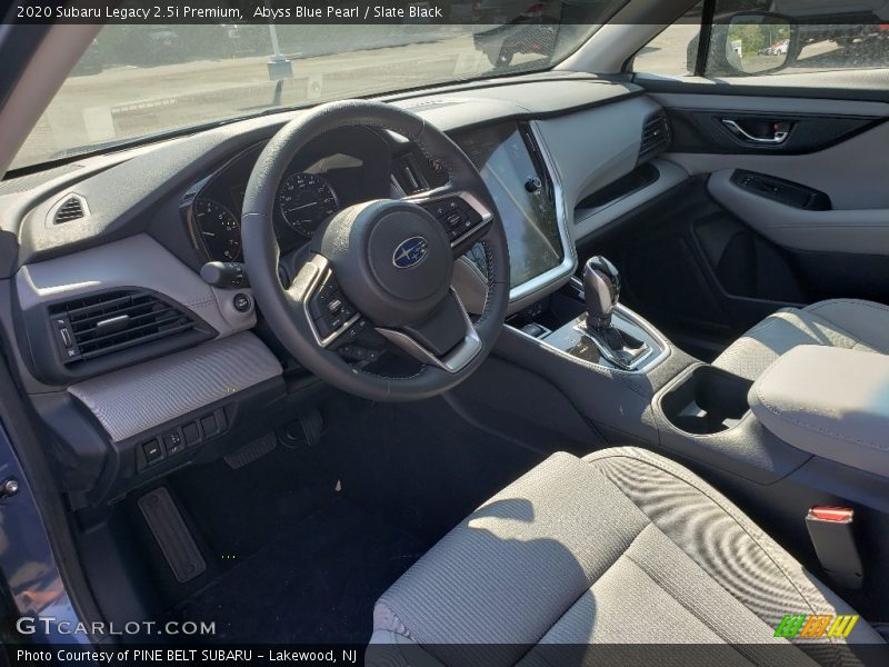 Front Seat of 2020 Legacy 2.5i Premium