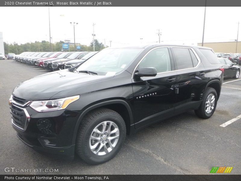 Mosaic Black Metallic / Jet Black 2020 Chevrolet Traverse LS