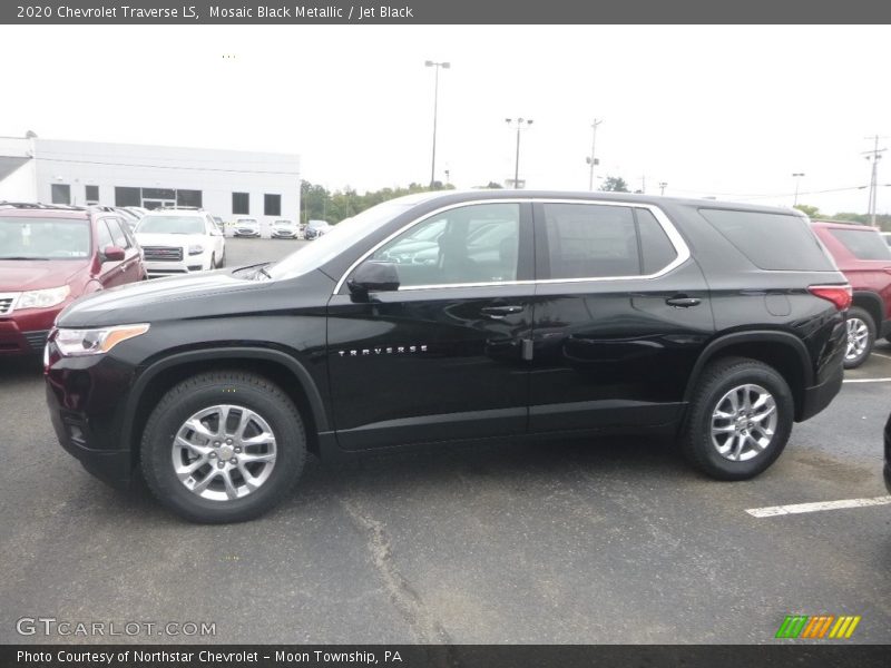 Mosaic Black Metallic / Jet Black 2020 Chevrolet Traverse LS