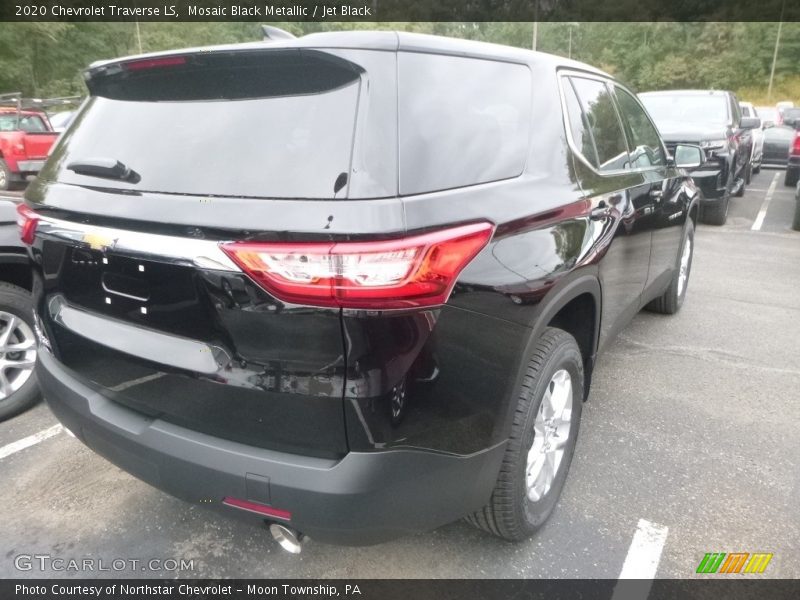 Mosaic Black Metallic / Jet Black 2020 Chevrolet Traverse LS
