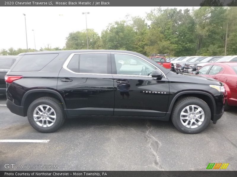 Mosaic Black Metallic / Jet Black 2020 Chevrolet Traverse LS