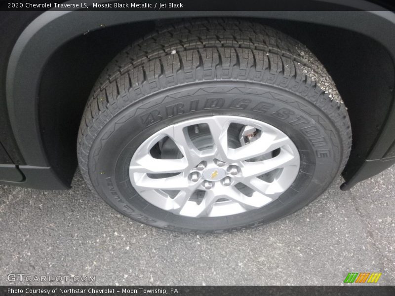 Mosaic Black Metallic / Jet Black 2020 Chevrolet Traverse LS