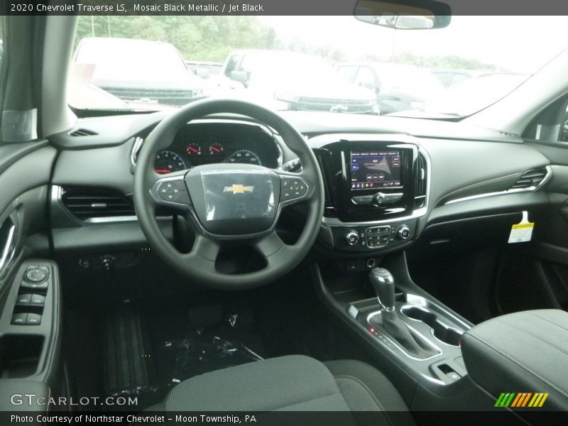 Mosaic Black Metallic / Jet Black 2020 Chevrolet Traverse LS