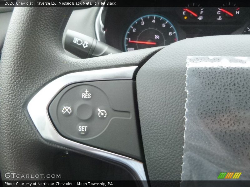 Mosaic Black Metallic / Jet Black 2020 Chevrolet Traverse LS