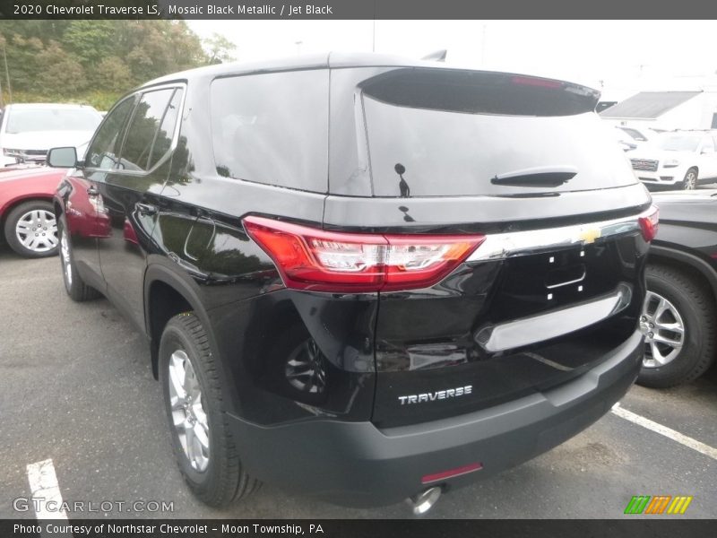 Mosaic Black Metallic / Jet Black 2020 Chevrolet Traverse LS