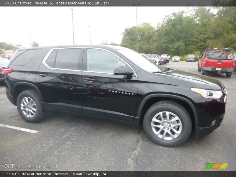 Mosaic Black Metallic / Jet Black 2020 Chevrolet Traverse LS