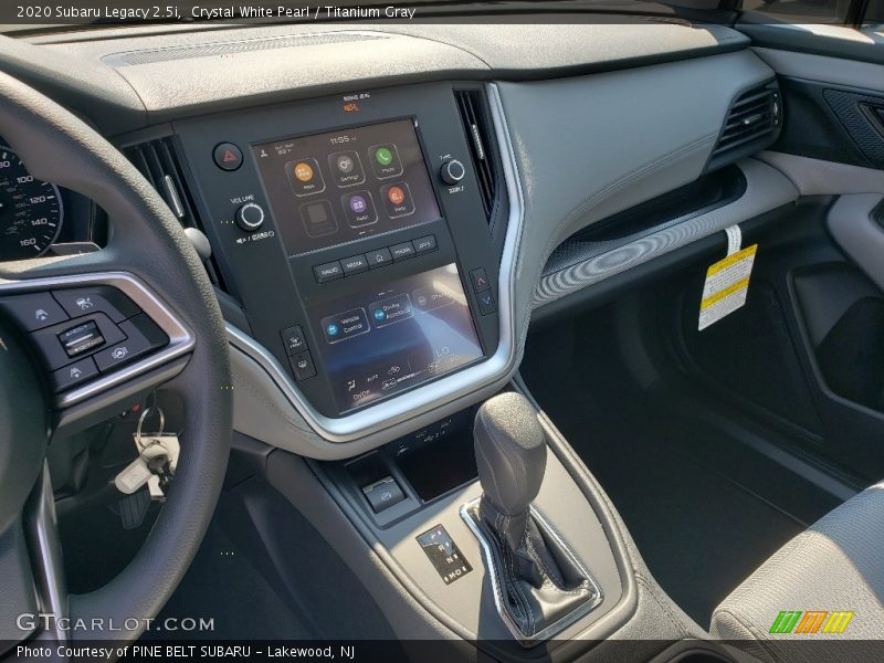 Crystal White Pearl / Titanium Gray 2020 Subaru Legacy 2.5i