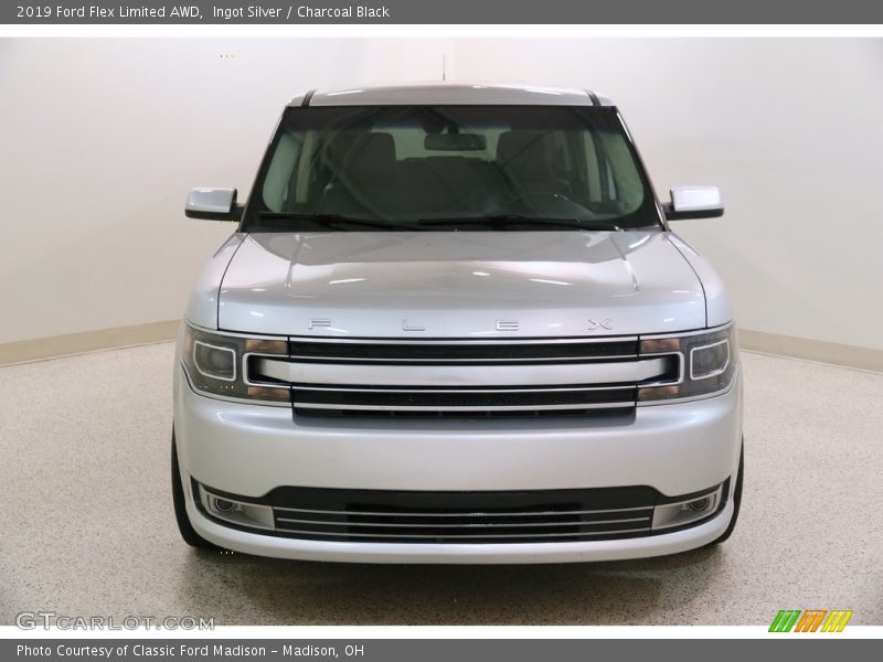 Ingot Silver / Charcoal Black 2019 Ford Flex Limited AWD