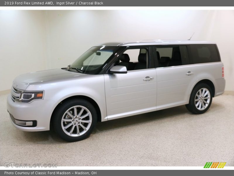 Ingot Silver / Charcoal Black 2019 Ford Flex Limited AWD