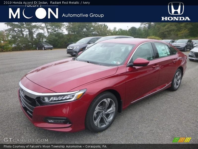 Radiant Red Metallic / Ivory 2019 Honda Accord EX Sedan