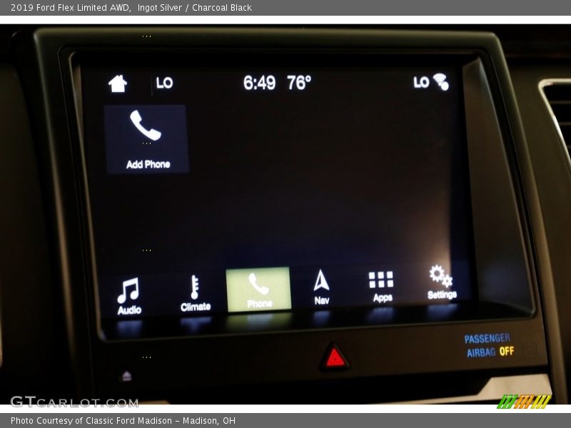 Ingot Silver / Charcoal Black 2019 Ford Flex Limited AWD