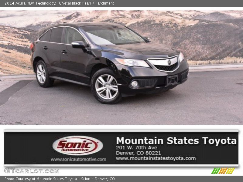 Crystal Black Pearl / Parchment 2014 Acura RDX Technology