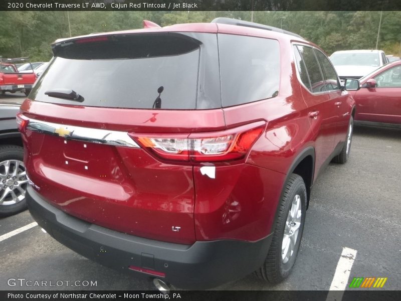 Cajun Red Tintcoat / Jet Black 2020 Chevrolet Traverse LT AWD