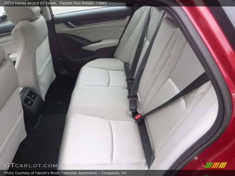Rear Seat of 2019 Accord EX Sedan