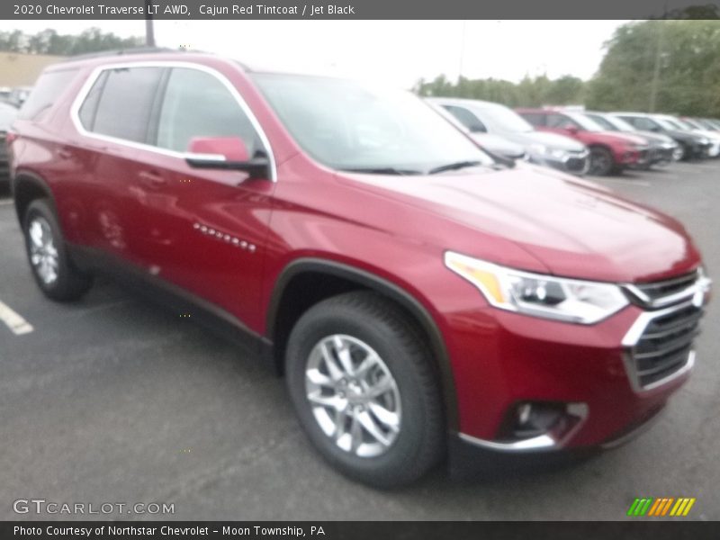 Cajun Red Tintcoat / Jet Black 2020 Chevrolet Traverse LT AWD