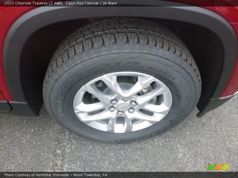 Cajun Red Tintcoat / Jet Black 2020 Chevrolet Traverse LT AWD