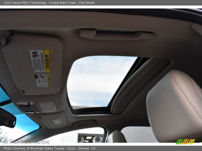Crystal Black Pearl / Parchment 2014 Acura RDX Technology