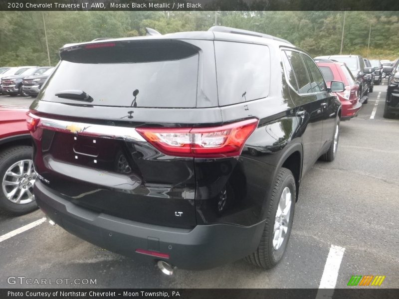 Mosaic Black Metallic / Jet Black 2020 Chevrolet Traverse LT AWD