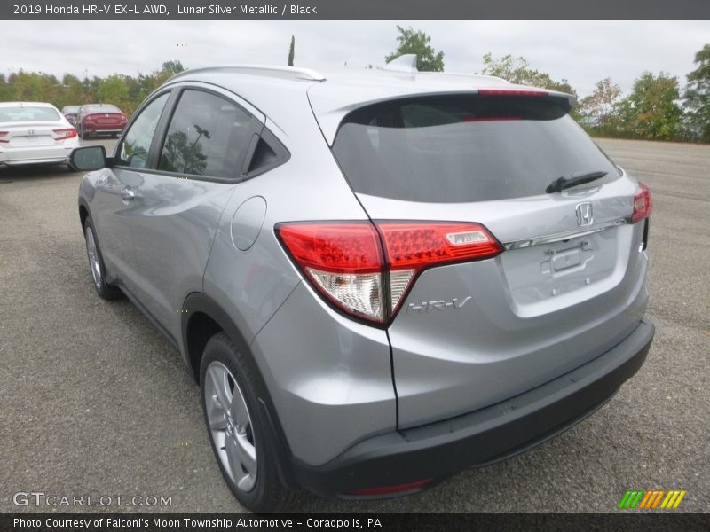 Lunar Silver Metallic / Black 2019 Honda HR-V EX-L AWD