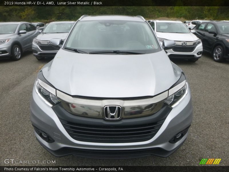 Lunar Silver Metallic / Black 2019 Honda HR-V EX-L AWD