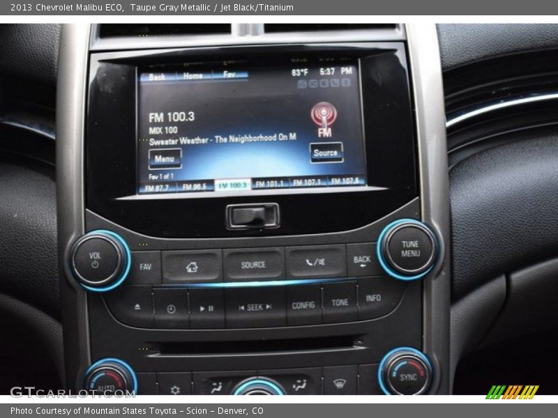 Taupe Gray Metallic / Jet Black/Titanium 2013 Chevrolet Malibu ECO