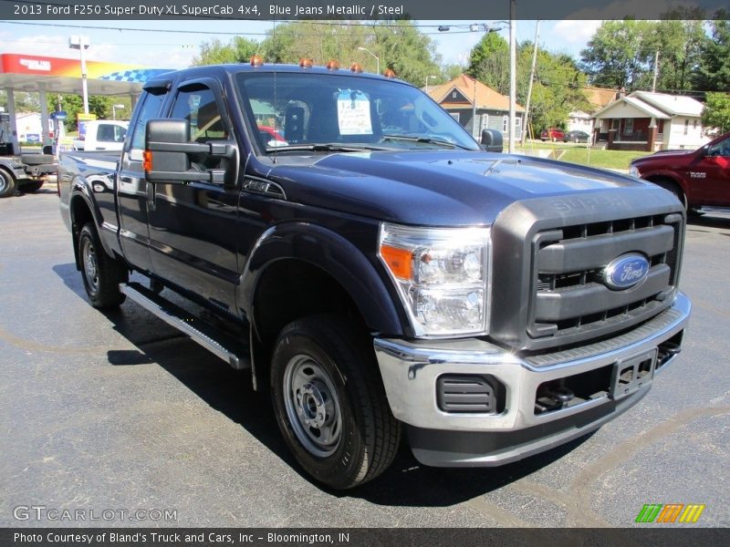 Blue Jeans Metallic / Steel 2013 Ford F250 Super Duty XL SuperCab 4x4