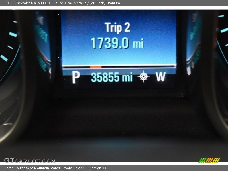 Taupe Gray Metallic / Jet Black/Titanium 2013 Chevrolet Malibu ECO