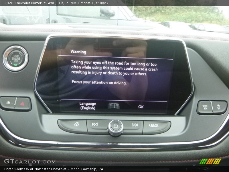 Controls of 2020 Blazer RS AWD