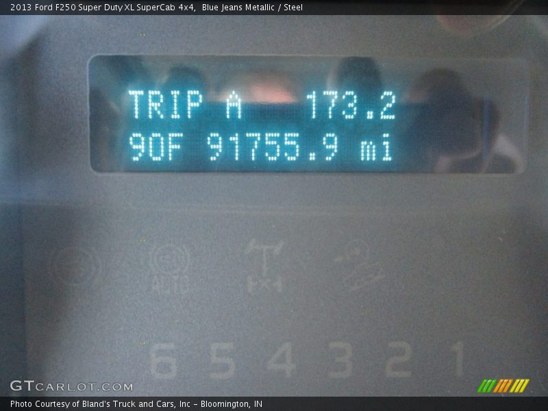Blue Jeans Metallic / Steel 2013 Ford F250 Super Duty XL SuperCab 4x4