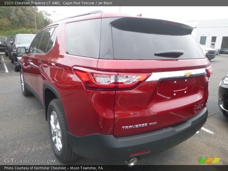 Cajun Red Tintcoat / Jet Black 2020 Chevrolet Traverse LT AWD