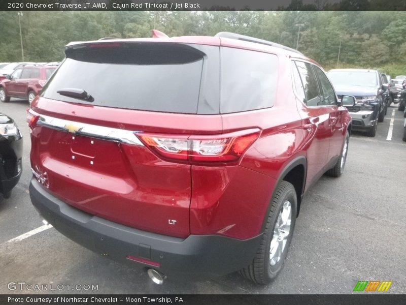 Cajun Red Tintcoat / Jet Black 2020 Chevrolet Traverse LT AWD