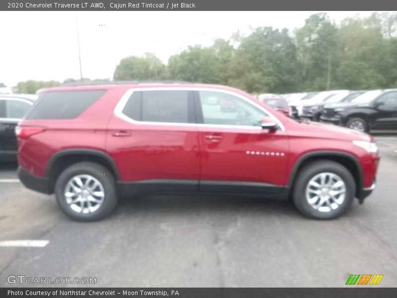 Cajun Red Tintcoat / Jet Black 2020 Chevrolet Traverse LT AWD