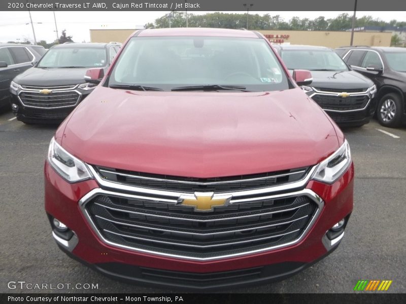 Cajun Red Tintcoat / Jet Black 2020 Chevrolet Traverse LT AWD