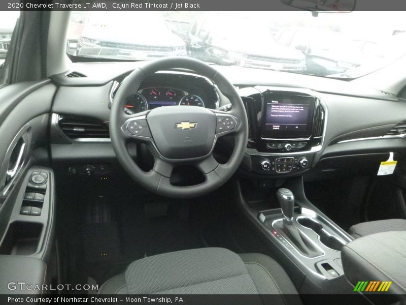 Cajun Red Tintcoat / Jet Black 2020 Chevrolet Traverse LT AWD