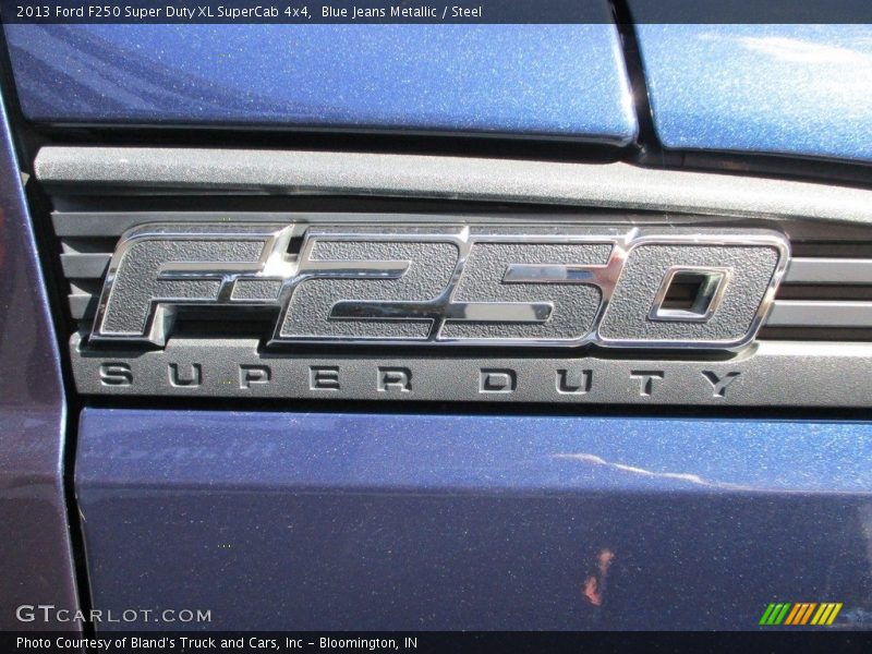 Blue Jeans Metallic / Steel 2013 Ford F250 Super Duty XL SuperCab 4x4