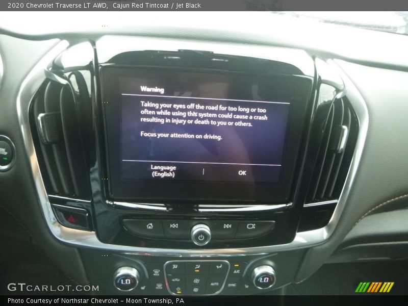 Cajun Red Tintcoat / Jet Black 2020 Chevrolet Traverse LT AWD