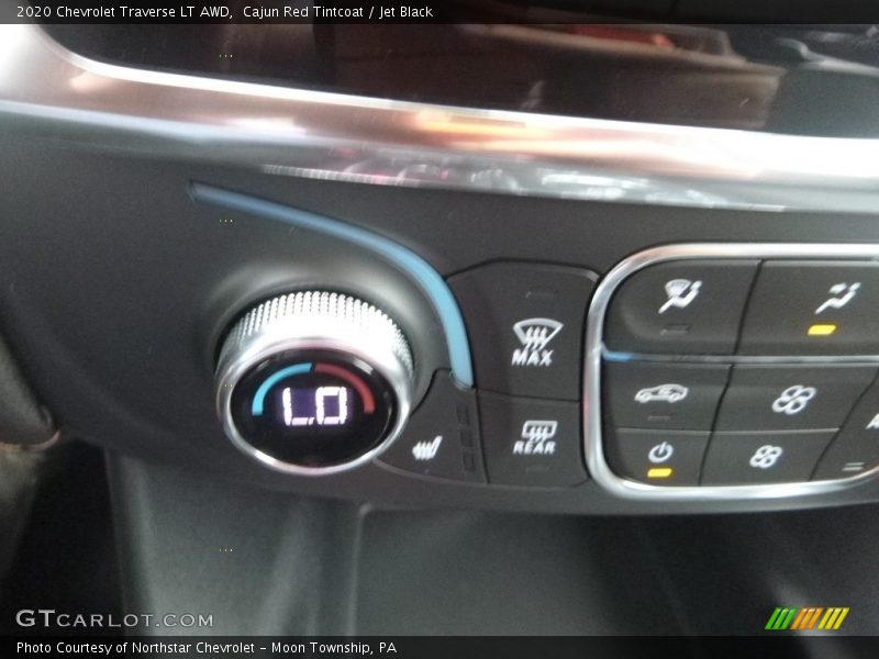 Cajun Red Tintcoat / Jet Black 2020 Chevrolet Traverse LT AWD