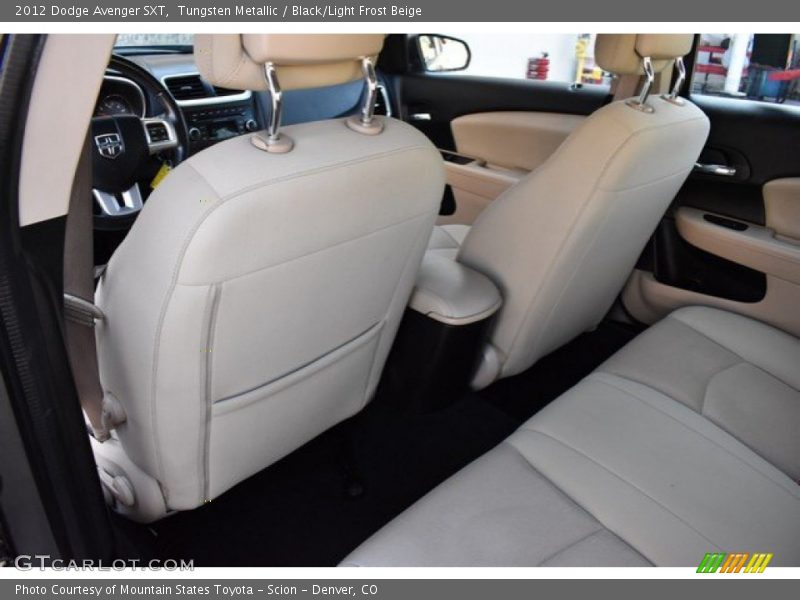 Tungsten Metallic / Black/Light Frost Beige 2012 Dodge Avenger SXT