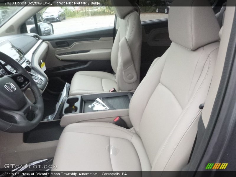 Front Seat of 2020 Odyssey EX-L