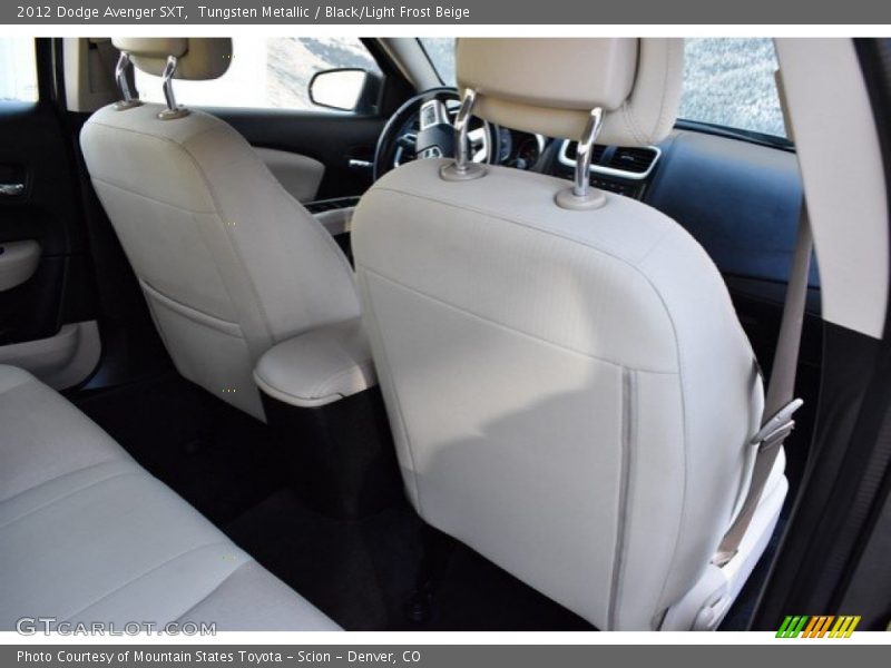 Tungsten Metallic / Black/Light Frost Beige 2012 Dodge Avenger SXT