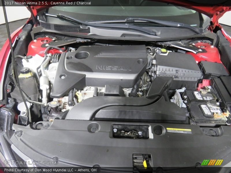 Cayenne Red / Charcoal 2017 Nissan Altima 2.5 S