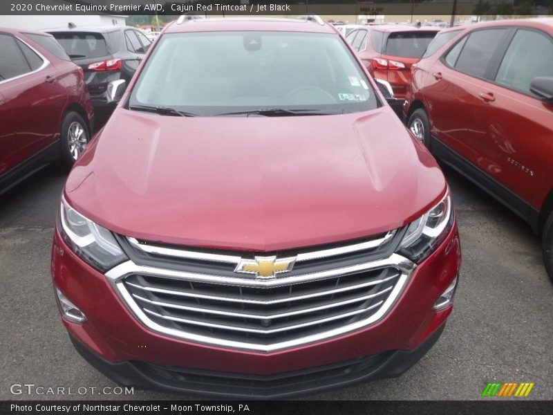 Cajun Red Tintcoat / Jet Black 2020 Chevrolet Equinox Premier AWD