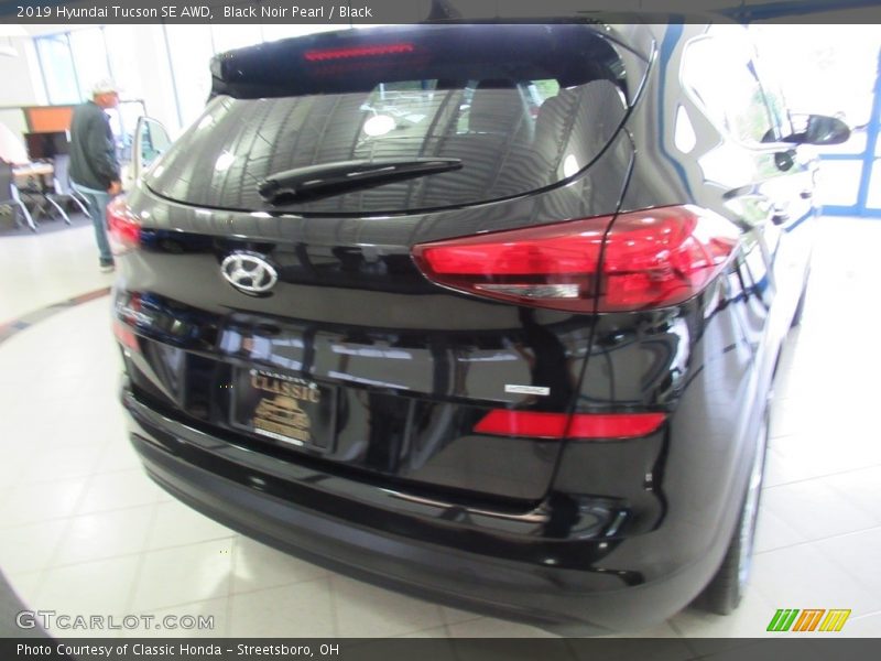 Black Noir Pearl / Black 2019 Hyundai Tucson SE AWD