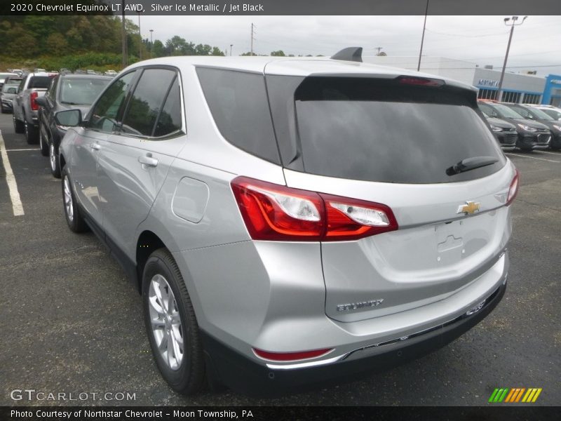 Silver Ice Metallic / Jet Black 2020 Chevrolet Equinox LT AWD