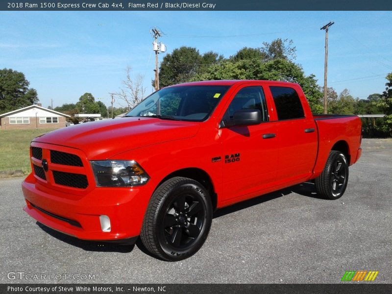 Flame Red / Black/Diesel Gray 2018 Ram 1500 Express Crew Cab 4x4