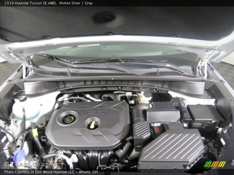 Molten Silver / Gray 2019 Hyundai Tucson SE AWD
